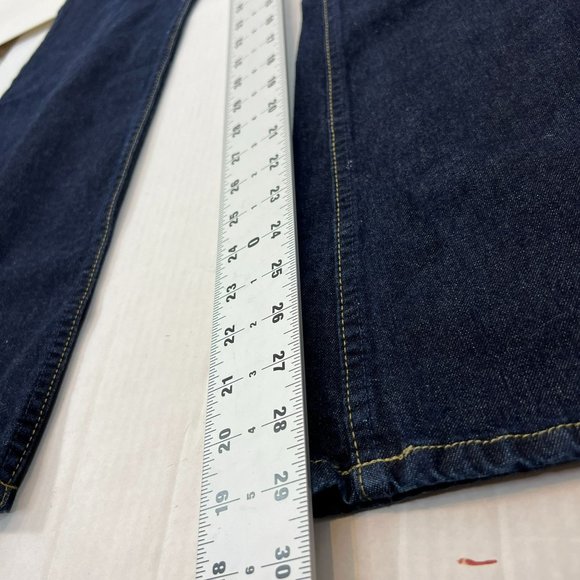 NWOT Mavi Style 192 Flared Denim Jeans Dark Wash Classic 100% Cotton Size 29/30 - Picture 13 of 14